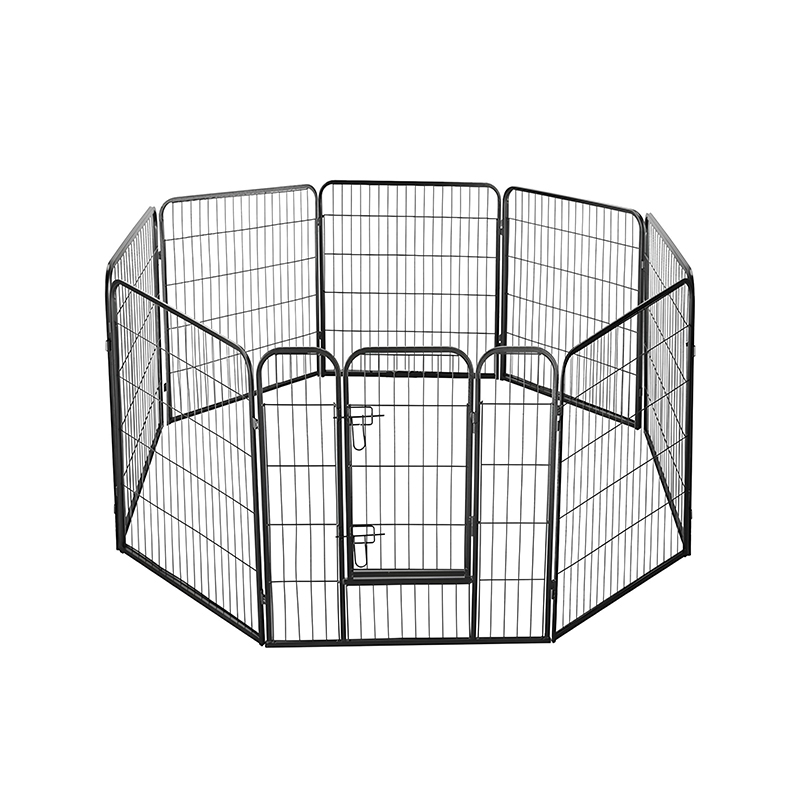 Metal Dog Fence Cinete Tubo plegable Playpen de perro Metal Dog Fence Cinete Tubo plegable Playpen de perro