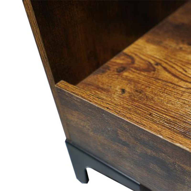 Cama de perro elevada de madera interior moderna con marco Cama de perro elevada de madera interior moderna con marco