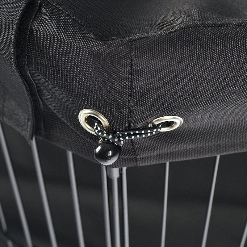 Playpen de perro de metal de alambre plegable de 8 paneles con cubierta superior y almohadilla inferior Playpen de perro de metal de alambre plegable de 8 paneles con cubierta superior y almohadilla inferior