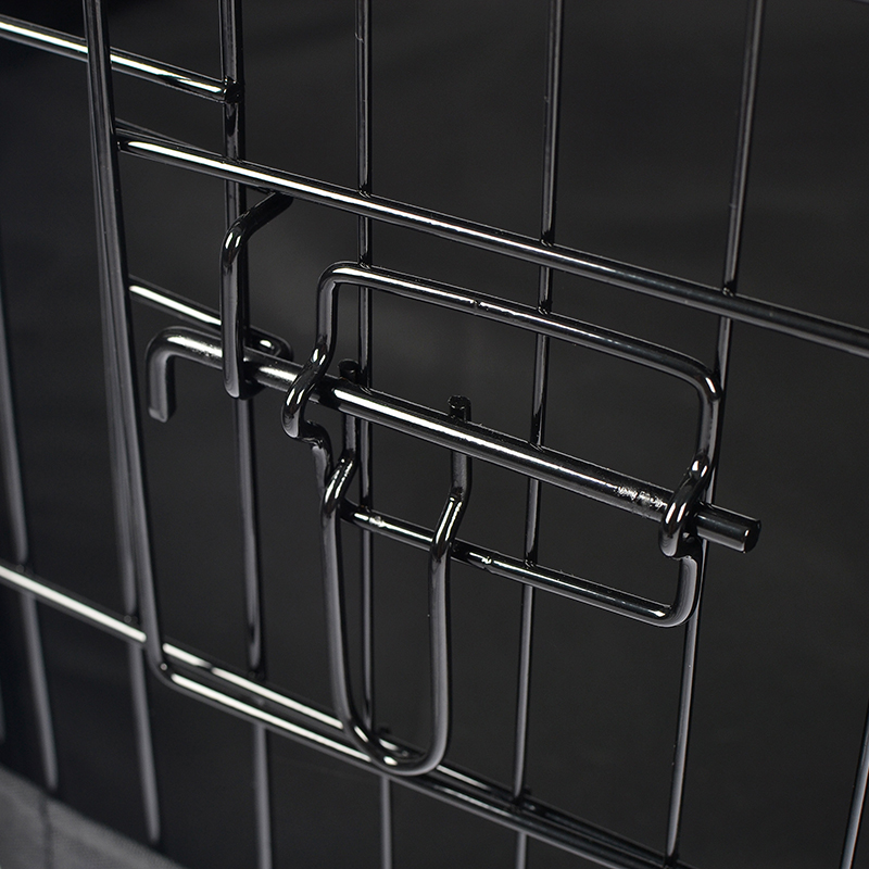 Playpen de perro de metal de alambre plegable de 8 paneles con cubierta superior y almohadilla inferior Playpen de perro de metal de alambre plegable de 8 paneles con cubierta superior y almohadilla inferior