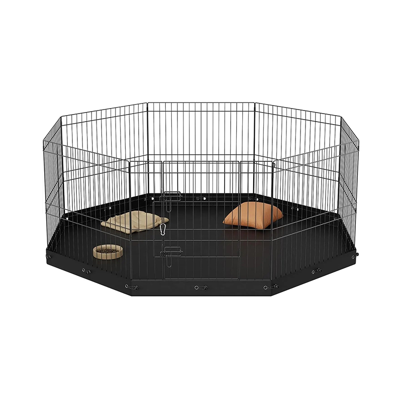 Oxford Fabric Play Playpen de alambre de alambre de metal plegable Oxford Fabric Play Playpen de alambre de alambre de metal plegable