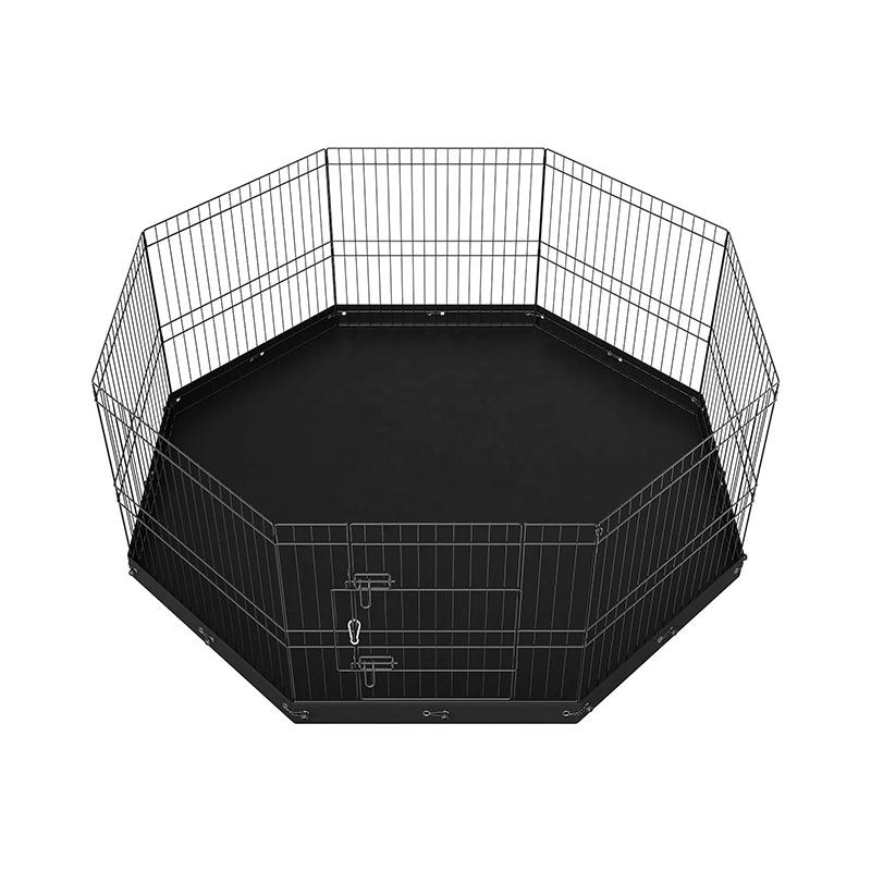 Oxford Fabric Play Playpen de alambre de alambre de metal plegable Oxford Fabric Play Playpen de alambre de alambre de metal plegable