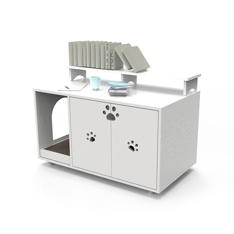 Muebles de baños gatos grandes muebles de gabinete de arena oculta jaula de gato