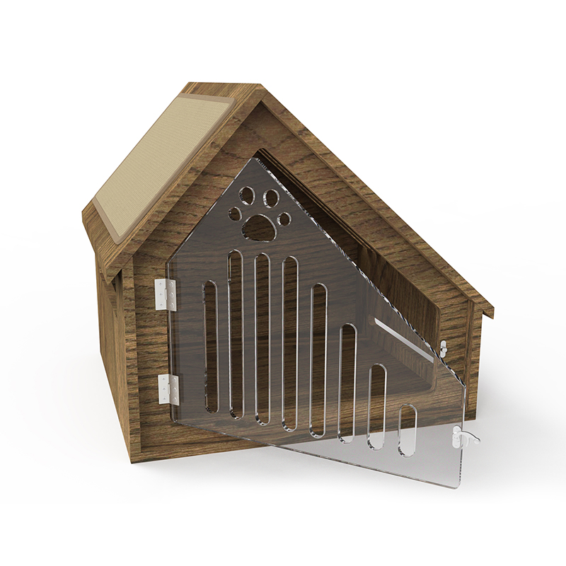 Muebles de gato de madera interiores modernos Muebles de gato de muebles con tablero de rayas Muebles de gato de madera interiores modernos Muebles de gato de muebles con tablero de rayas