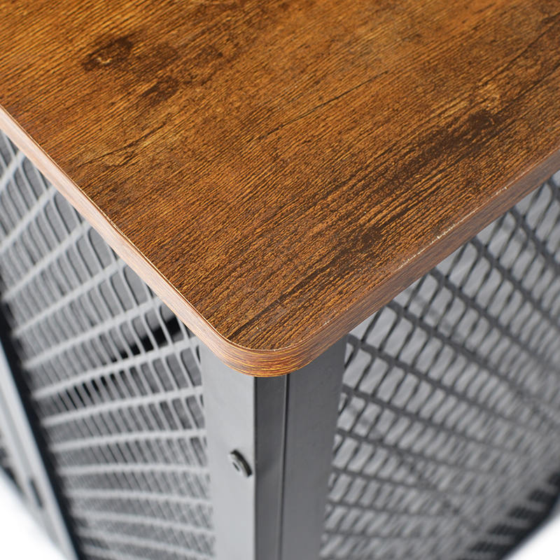 Top abierta de muebles de madera de servicio pesado jaula para perros Top abierta de muebles de madera de servicio pesado jaula para perros