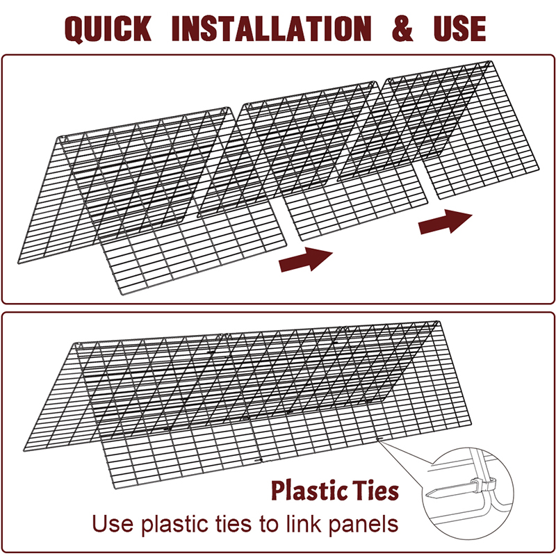 Jaula de gallina de pollo de pato grande al aire libre para patio Jaula de gallina de pollo de pato grande al aire libre para patio