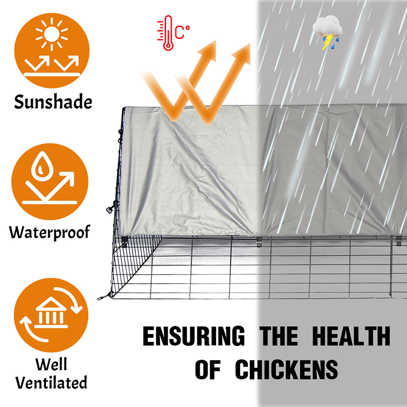 Jaula de gallina de pollo de pato grande al aire libre para patio Jaula de gallina de pollo de pato grande al aire libre para patio