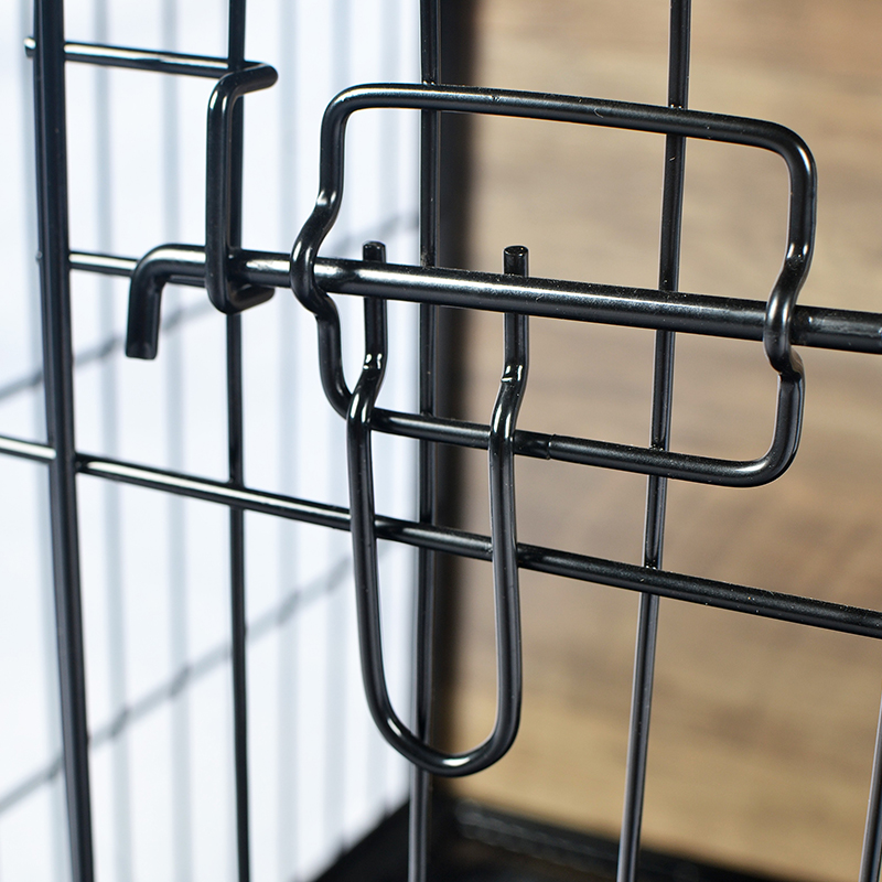 Marfil interior muebles de madera grandes al estilo de metal para perros de metal Marfil interior muebles de madera grandes al estilo de metal para perros de metal