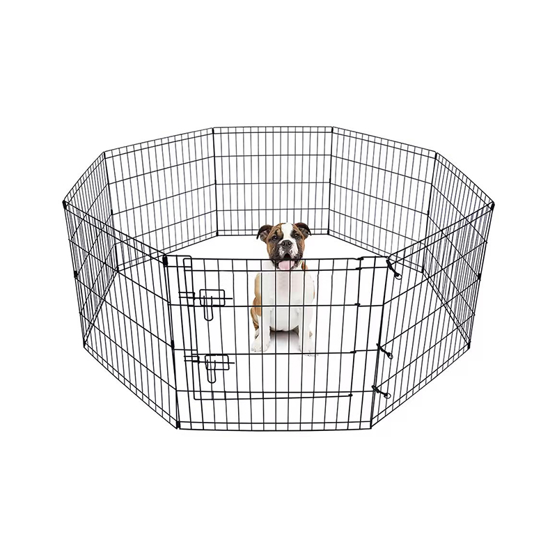 Playpen de perro de metal de alambre plegable