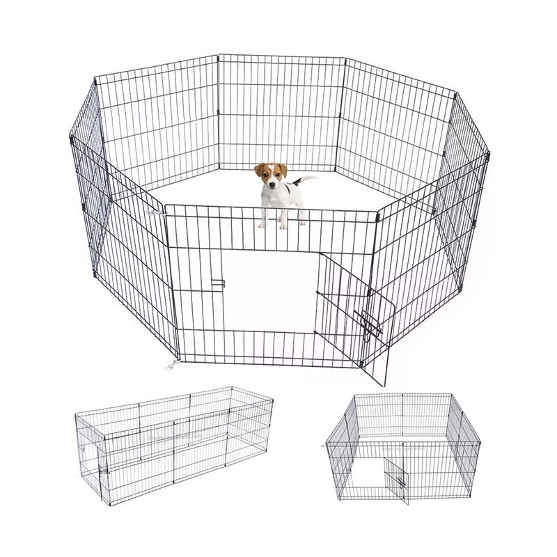 8 paneles Dog del alambre plegable de la valla de mascota de metal 8 paneles Dog del alambre plegable de la valla de mascota de metal