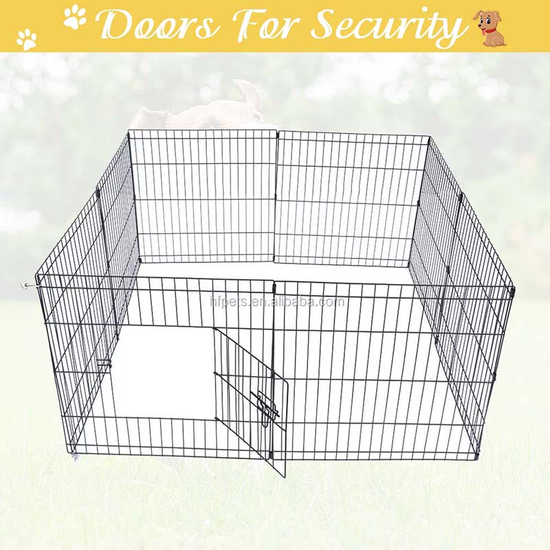 8 paneles Dog del alambre plegable de la valla de mascota de metal 8 paneles Dog del alambre plegable de la valla de mascota de metal