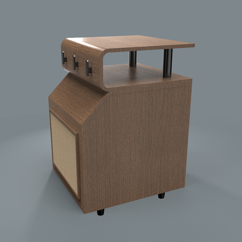 Camas de madera Cama de gato con tabla de rascar Camas de madera Cama de gato con tabla de rascar