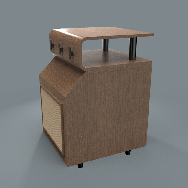 Camas de madera Cama de gato con tabla de rascar Camas de madera Cama de gato con tabla de rascar