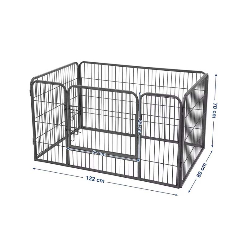 Tubo plegable de servicio pesado Playpen de perros de metal Tubo plegable de servicio pesado Playpen de perros de metal
