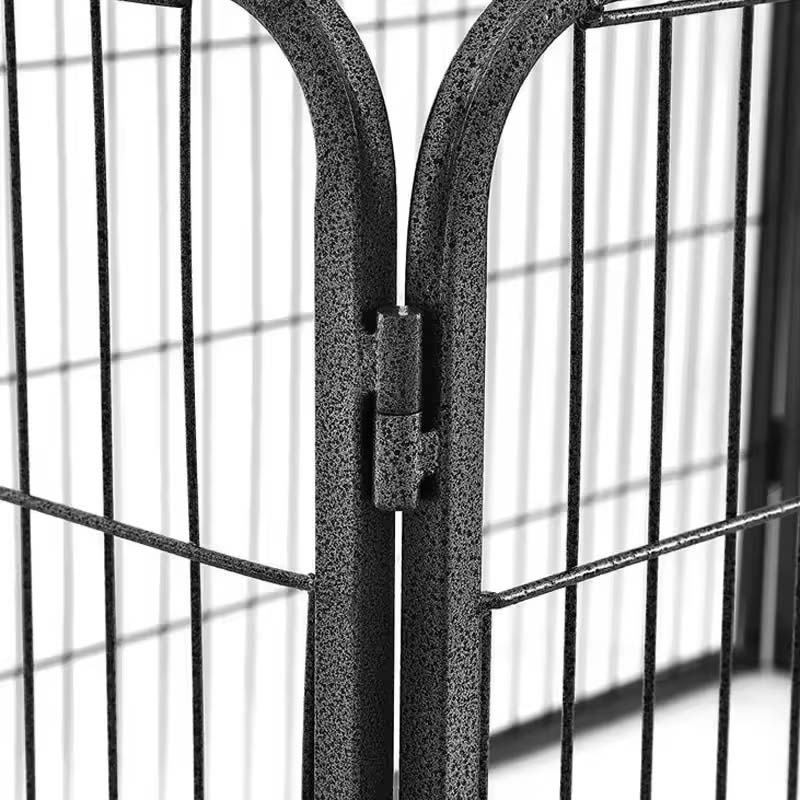 Tubo plegable de servicio pesado Playpen de perros de metal Tubo plegable de servicio pesado Playpen de perros de metal
