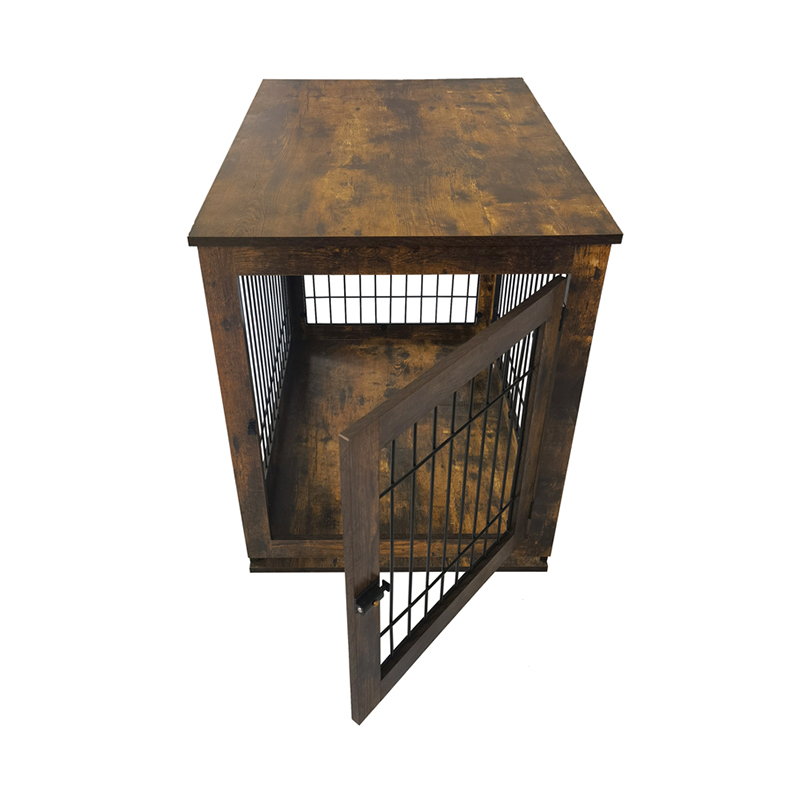 Jaula de perros estilo muebles de perreros de madera de madera Jaula de perros estilo muebles de perreros de madera de madera