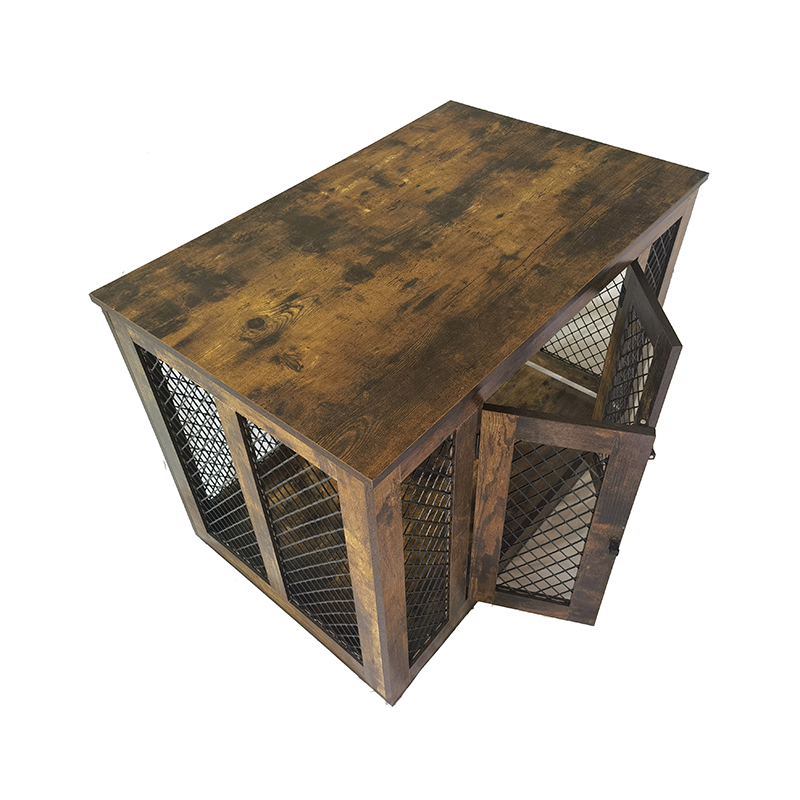 Muebles de interior estilo metal de madera jaulas para perros grandes Muebles de interior estilo metal de madera jaulas para perros grandes