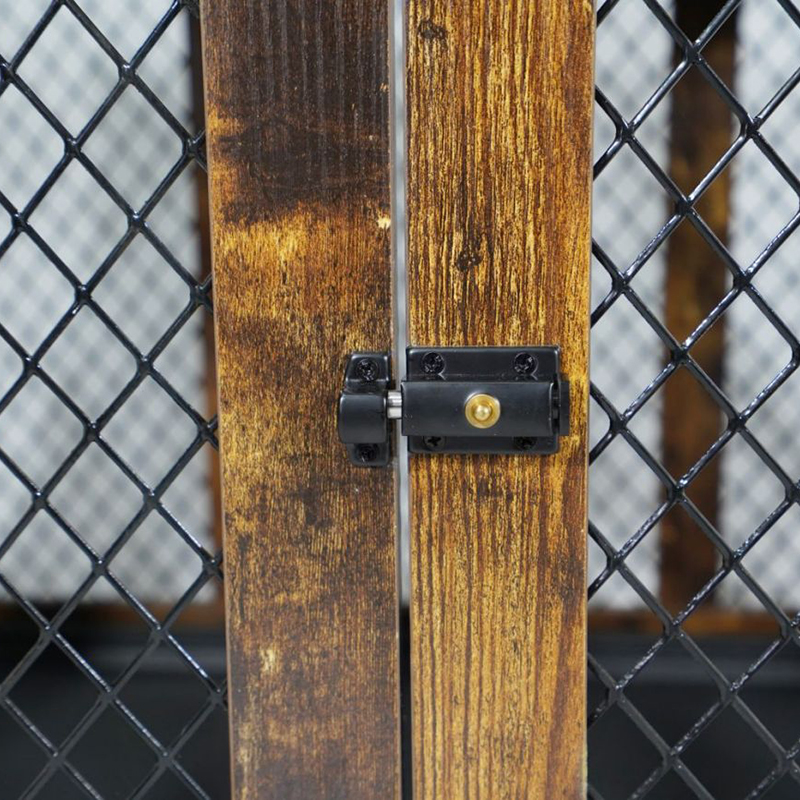 Muebles de interior estilo metal de madera jaulas para perros grandes Muebles de interior estilo metal de madera jaulas para perros grandes