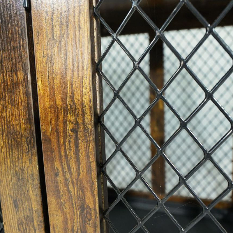 Muebles de interior estilo metal de madera jaulas para perros grandes Muebles de interior estilo metal de madera jaulas para perros grandes