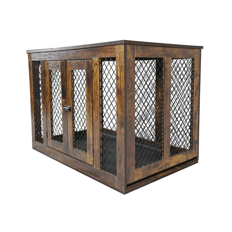 Muebles de interior estilo metal de madera jaulas para perros grandes Muebles de interior estilo metal de madera jaulas para perros grandes