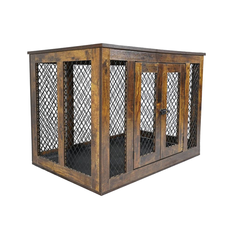 Muebles de interior estilo metal de madera jaulas para perros grandes Muebles de interior estilo metal de madera jaulas para perros grandes
