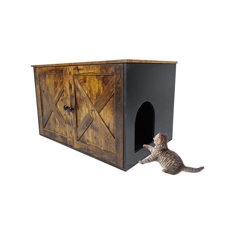 Muebles de interior Caza de gatos con gabinete de arena para divisor Muebles de interior Caza de gatos con gabinete de arena para divisor