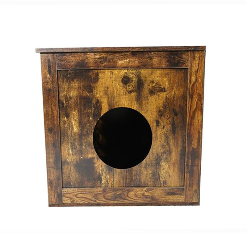 Muebles de mesa lateral de interior gabinete de arena para gatos