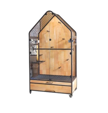 ¿Cuáles son los puntos clave en el diseño de seguridad y ventilación de jaulas de pájaros?