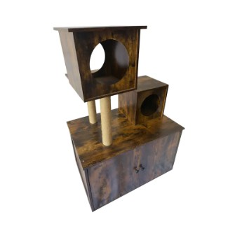 ¿Cómo evitar que se vuelque un árbol para gatos?