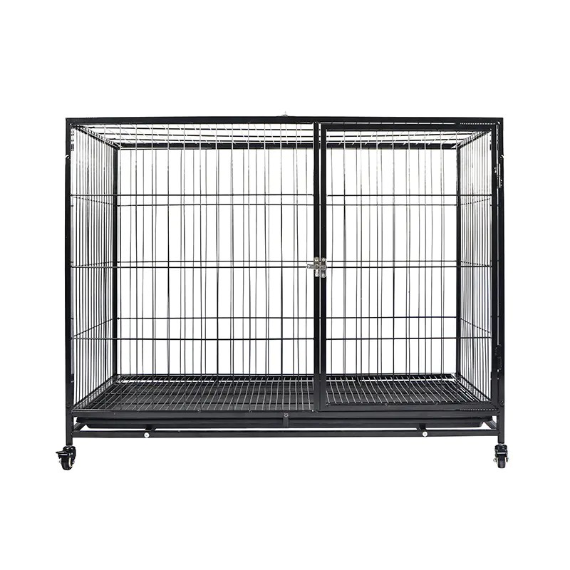 How easy is it to clean a metal dog cage?